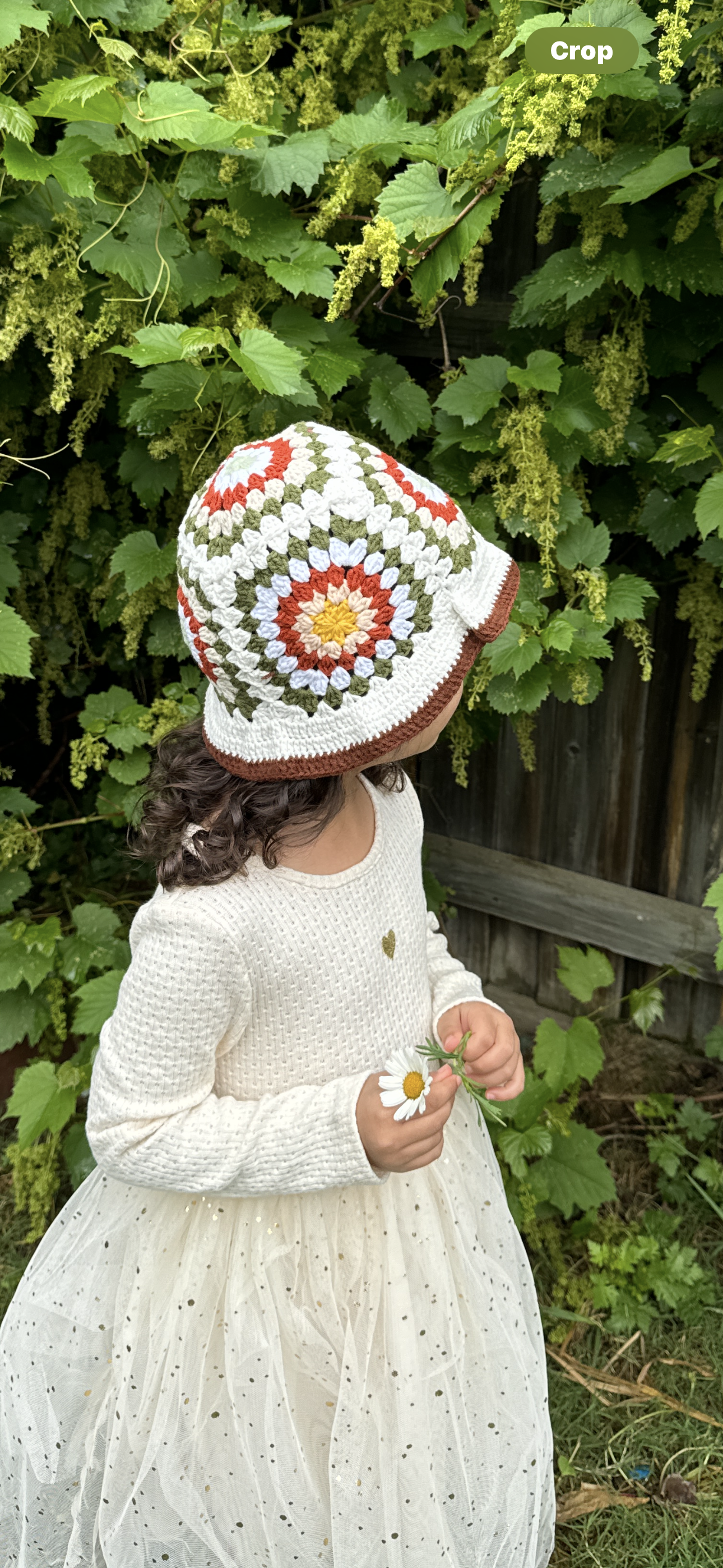 Granny square Bucket Hat