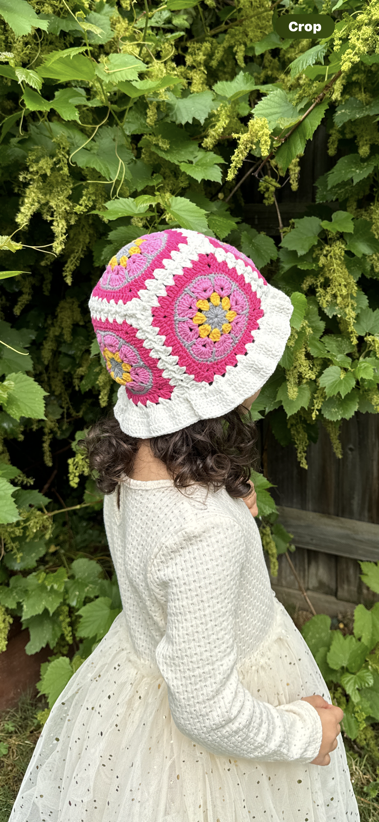 Granny square Bucket Hat