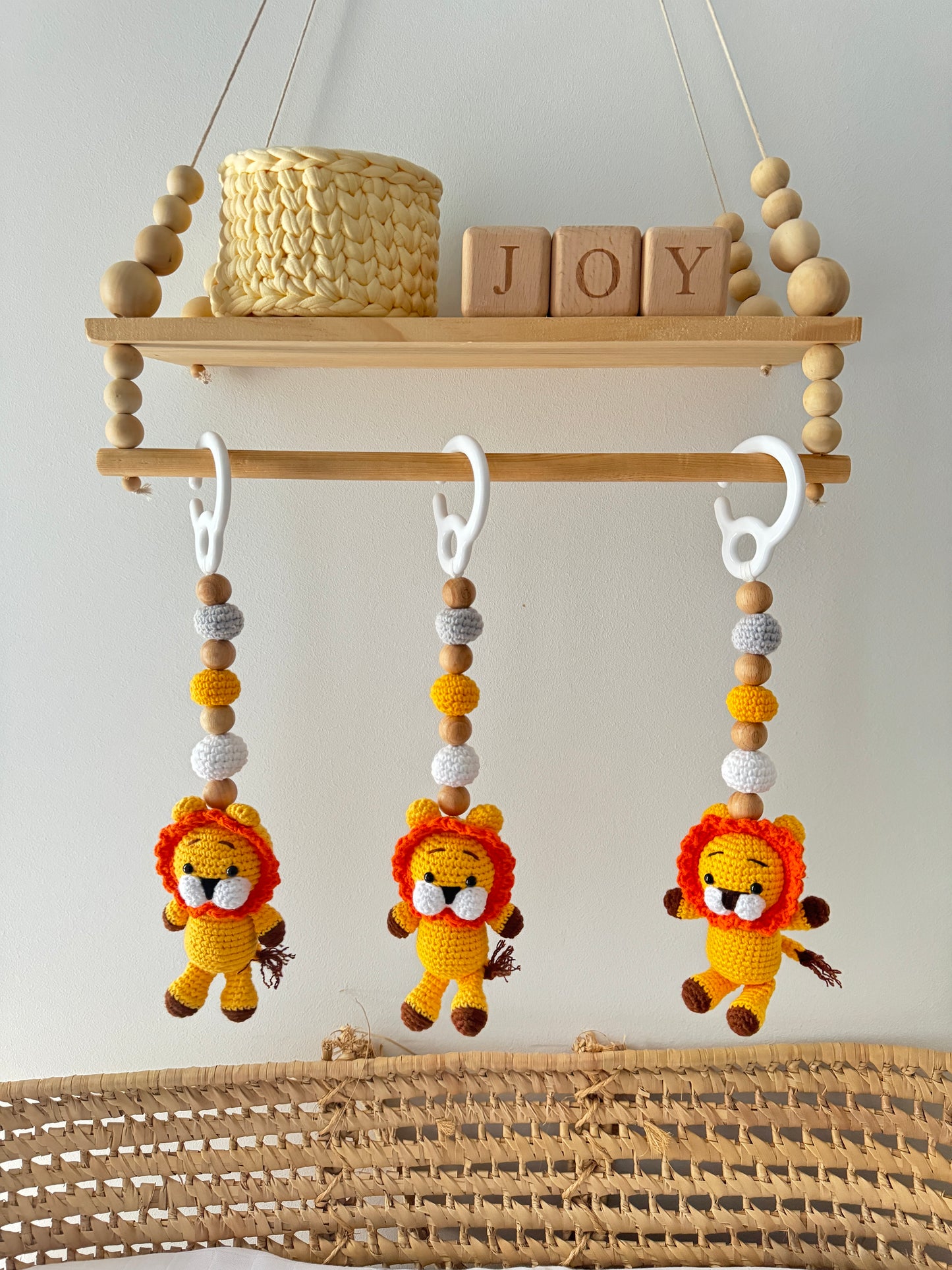 Handmade Pram Toy | Lion