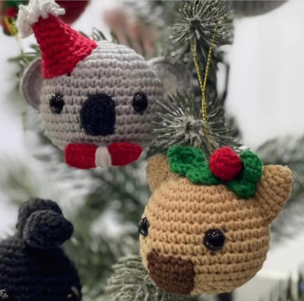 Australian-Themed Christmas Ornament Decorations | Koala Bauble