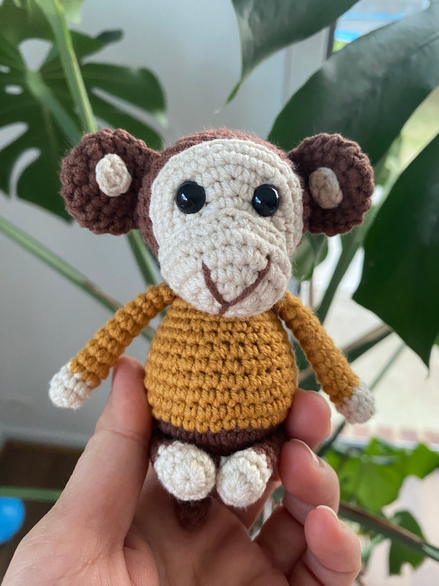 Mini Monkey Toy Rattle