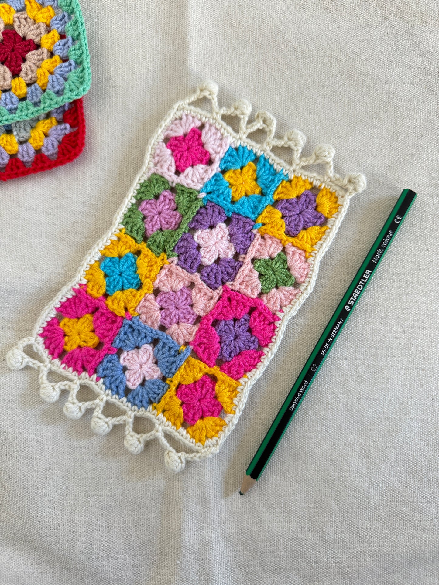 Granny Square Doll House Blanket