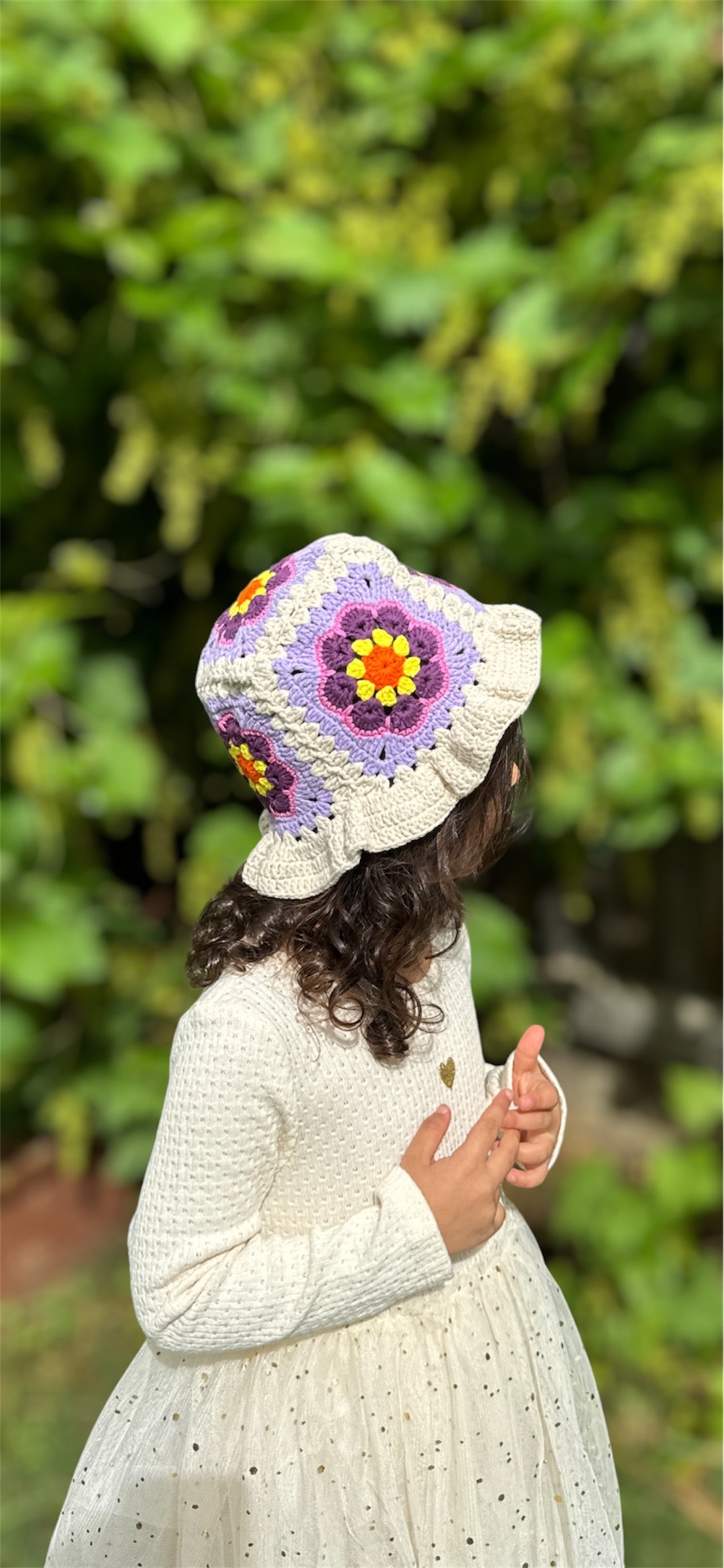 Granny square Bucket Hat