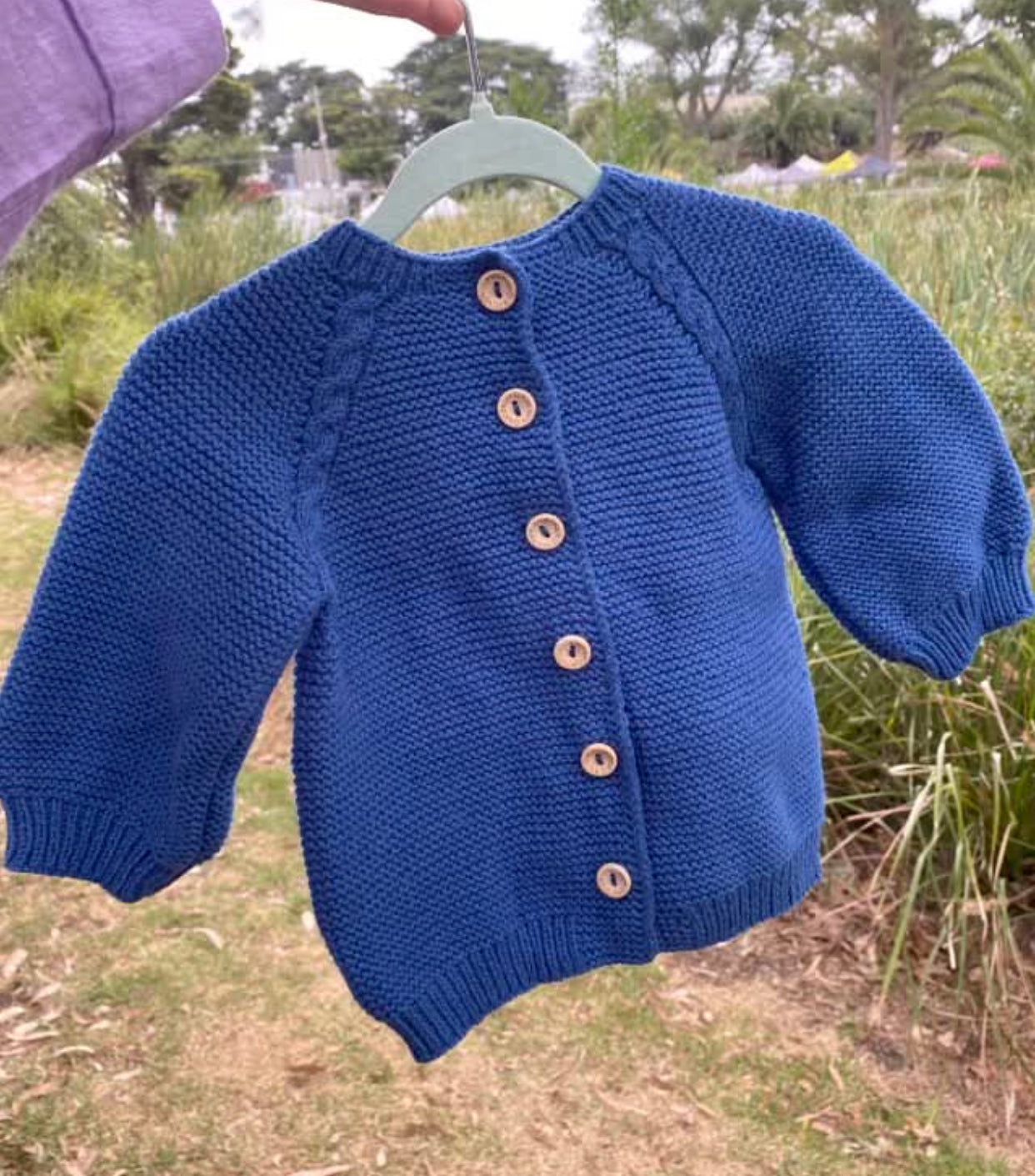 Knit Baby Boy Cardigan | Navy