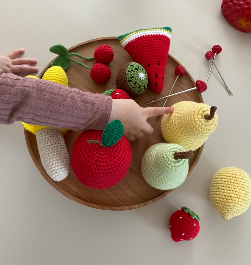 Pre Order- Handmade Crochet Fruit Set| 10 pieces