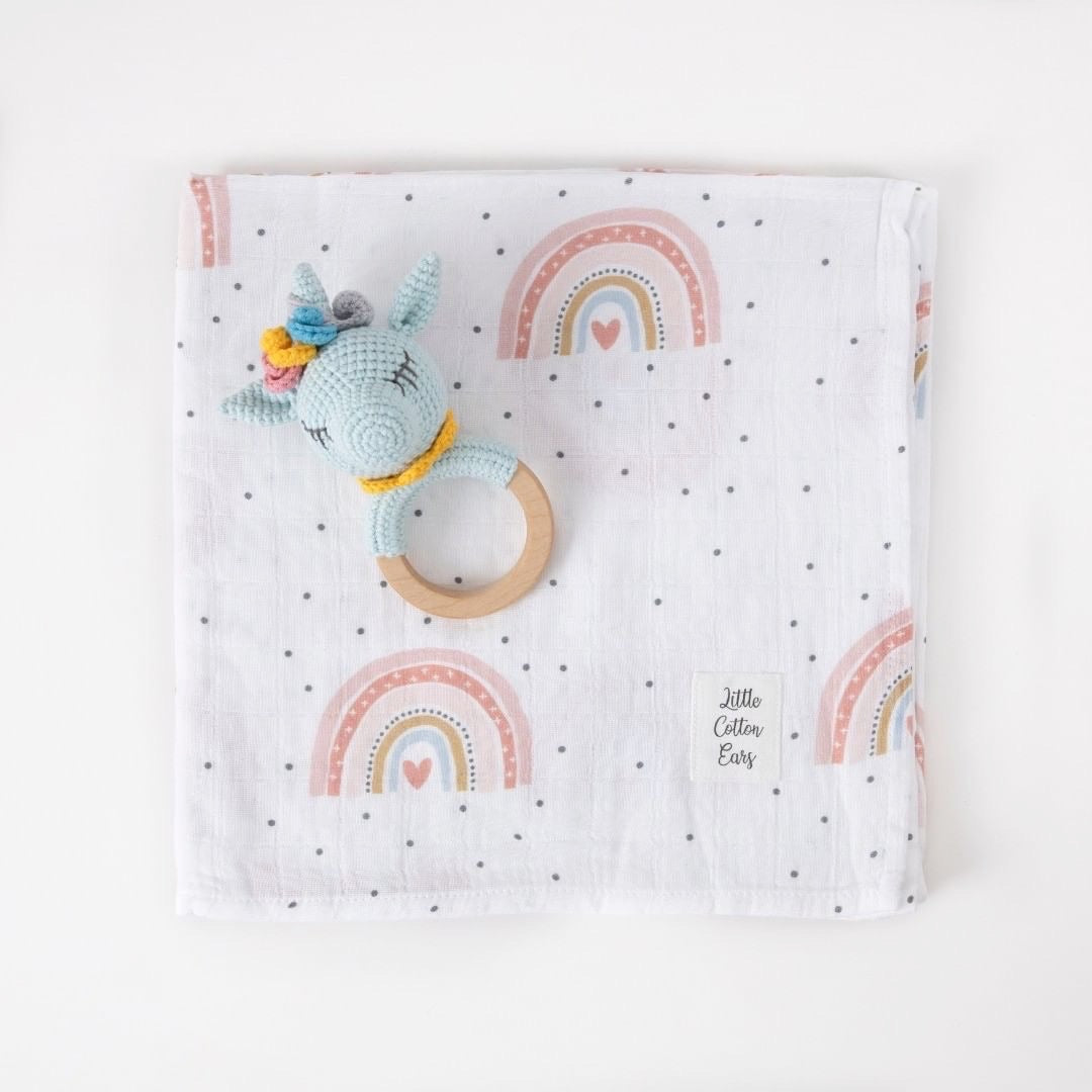 Unicorn and Rainbow Set of 2