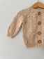 Knit PomPom Cardigan | Natural