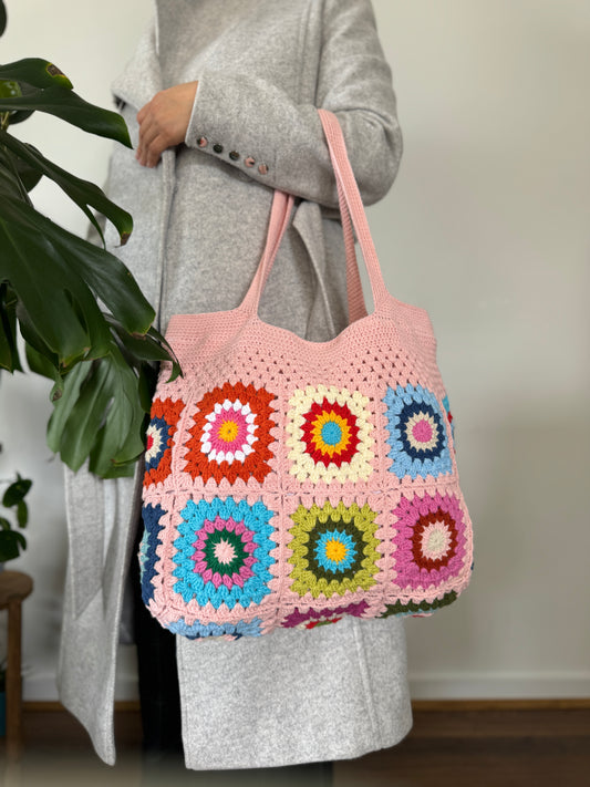 Handmade Granny Square Bag