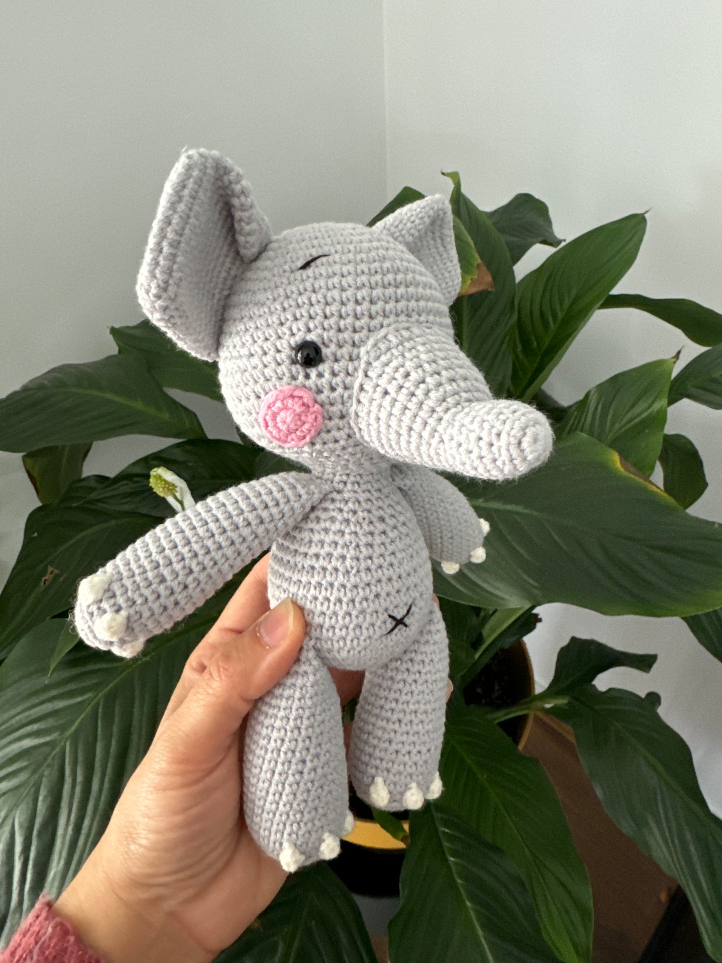 Ellie the Handmade Elephant Soft Toy