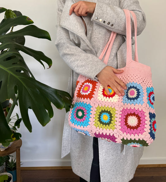 Handmade Granny Square Bag