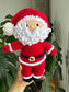 Fluffy Crochet Santa Toy