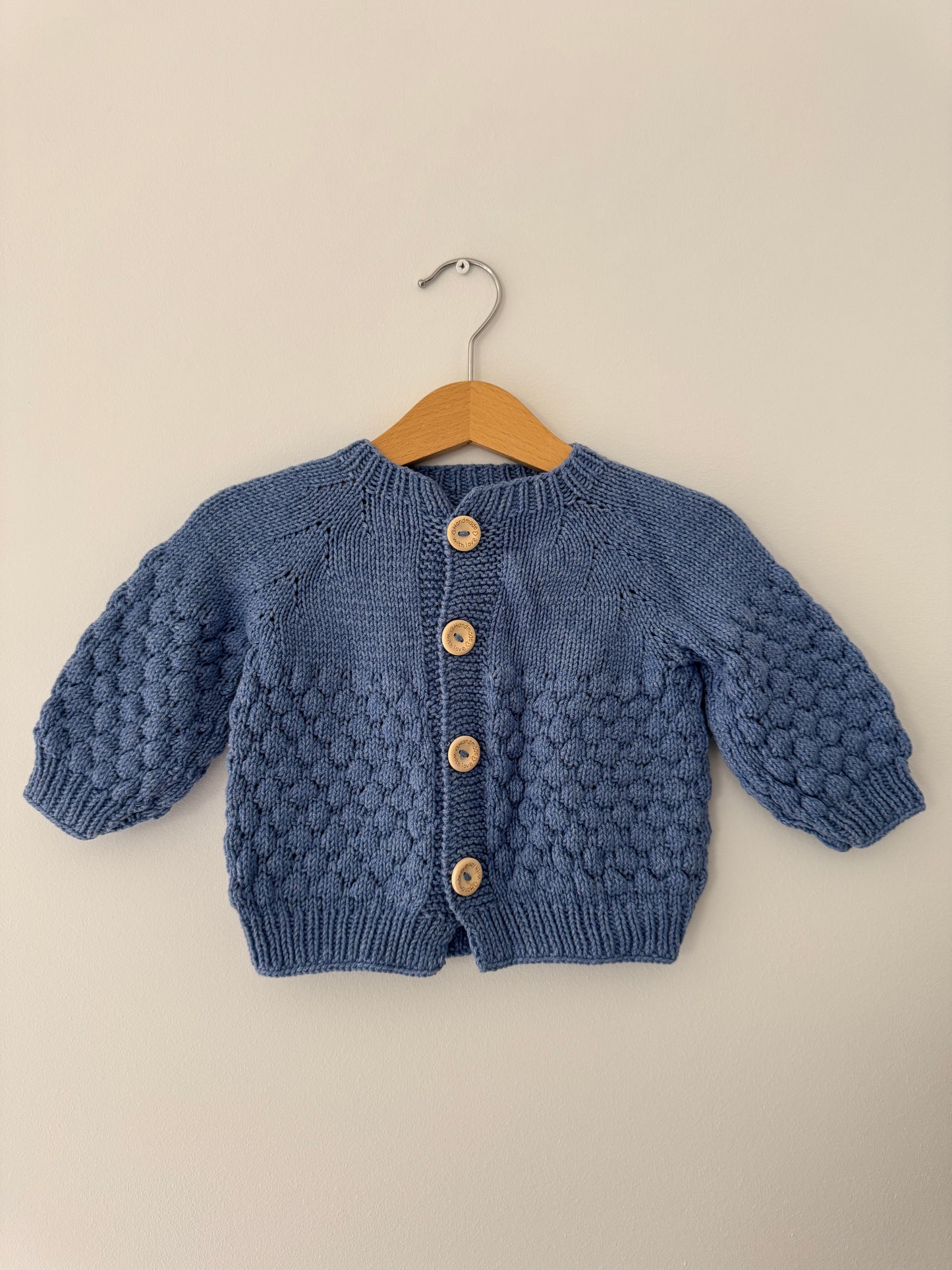 Knitted Boy Cardigan | Blue