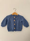 Knitted Boy Cardigan | Blue