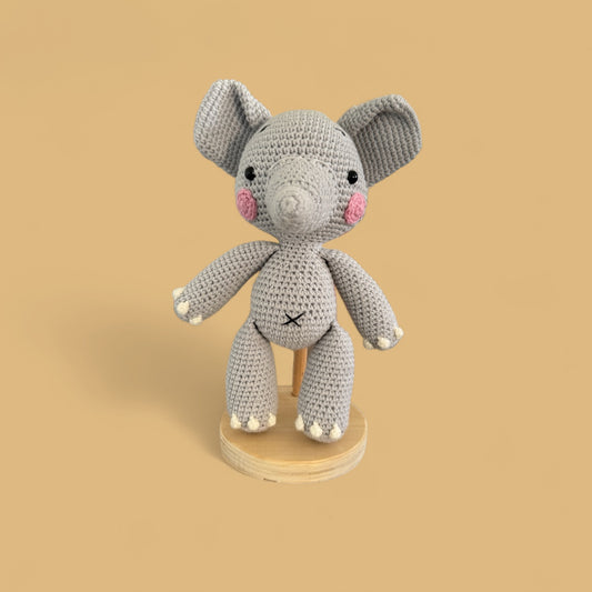 Ellie the Handmade Elephant Soft Toy