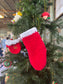 Handmade Fluffy Crochet Christmas Stocking