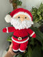 Fluffy Crochet Santa Toy