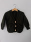 Knitted Boy Cardigan | Dark Green