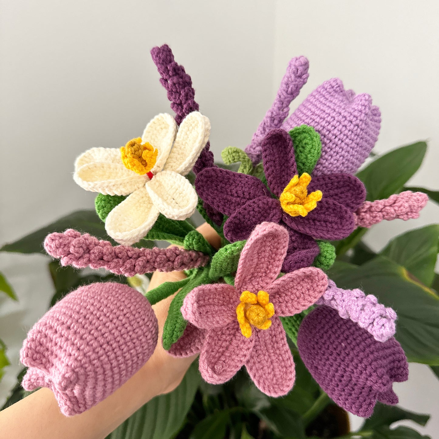 Blossoms of Joy Crochet Bouquet