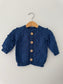 PomPom Cardigan | Navy