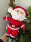 Fluffy Crochet Santa Toy