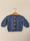 Knitted Boy Cardigan | Blue