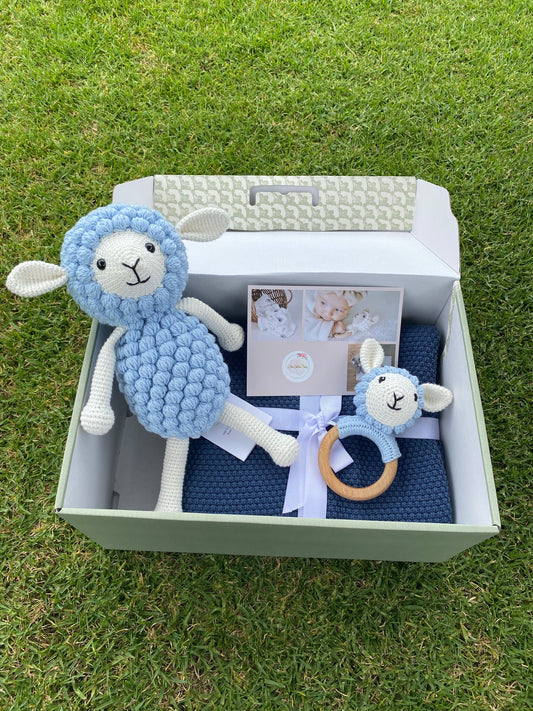 Baby Boy Sheep Gift Set