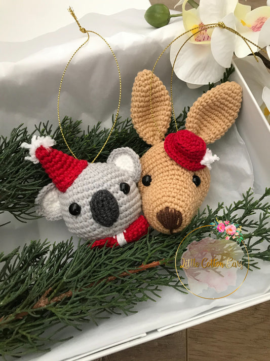 Koala And Kangaroo Christmas Friends