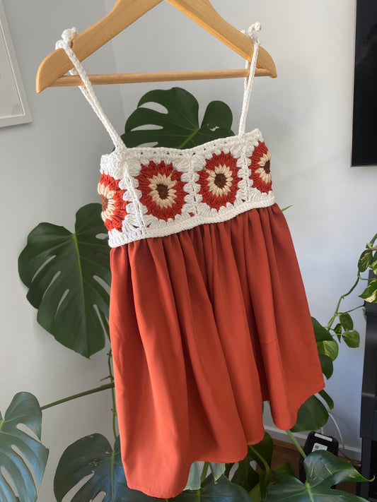 Summer Dress| Brick Red